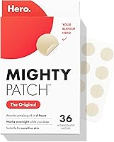 Mighty Patch Original Patch from Hero Cosmetics - #1 Hydrocolloid Acne Pimple Patches for Face, Shrinking Zits &...